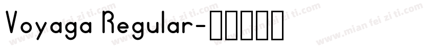 Voyaga Regular字体转换